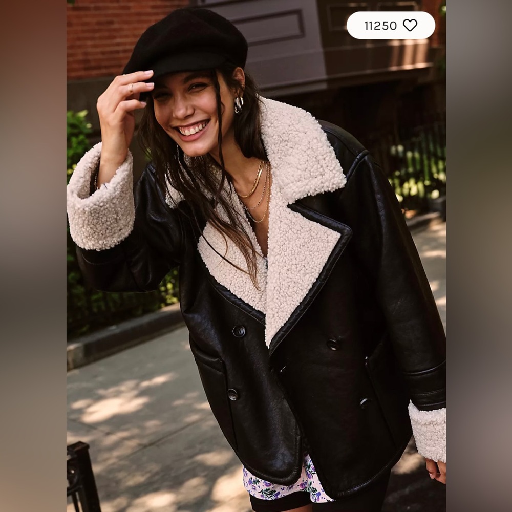 We The Free Kaja Vegan Bonded Peacoat XS - never worn